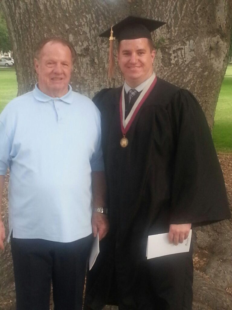 Dad & I B.A. Graduation 2014